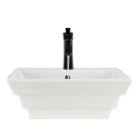 V160-Bisque Porcelain Vessel Sink