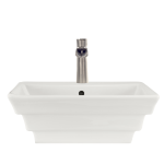 V160-Bisque Porcelain Vessel Sink