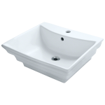 V160-White Porcelain Vessel Sink