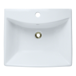 V160-White Porcelain Vessel Sink