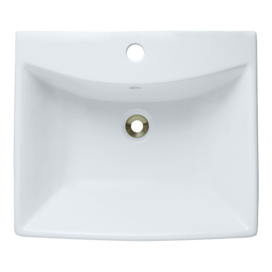 V160-White Porcelain Vessel Sink