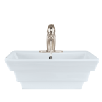 V160-White Porcelain Vessel Sink