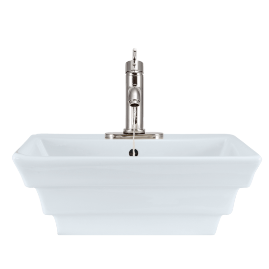 V160-White Porcelain Vessel Sink