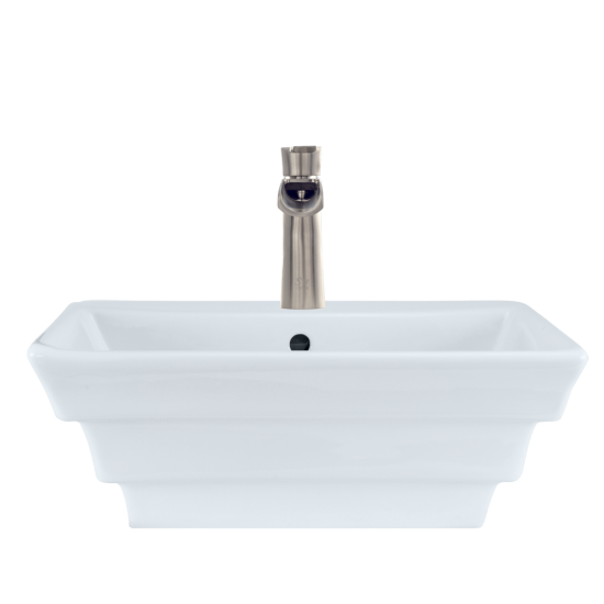 V160-White Porcelain Vessel Sink