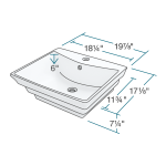 V160-White Porcelain Vessel Sink