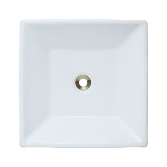 V170-White Porcelain Vessel Sink