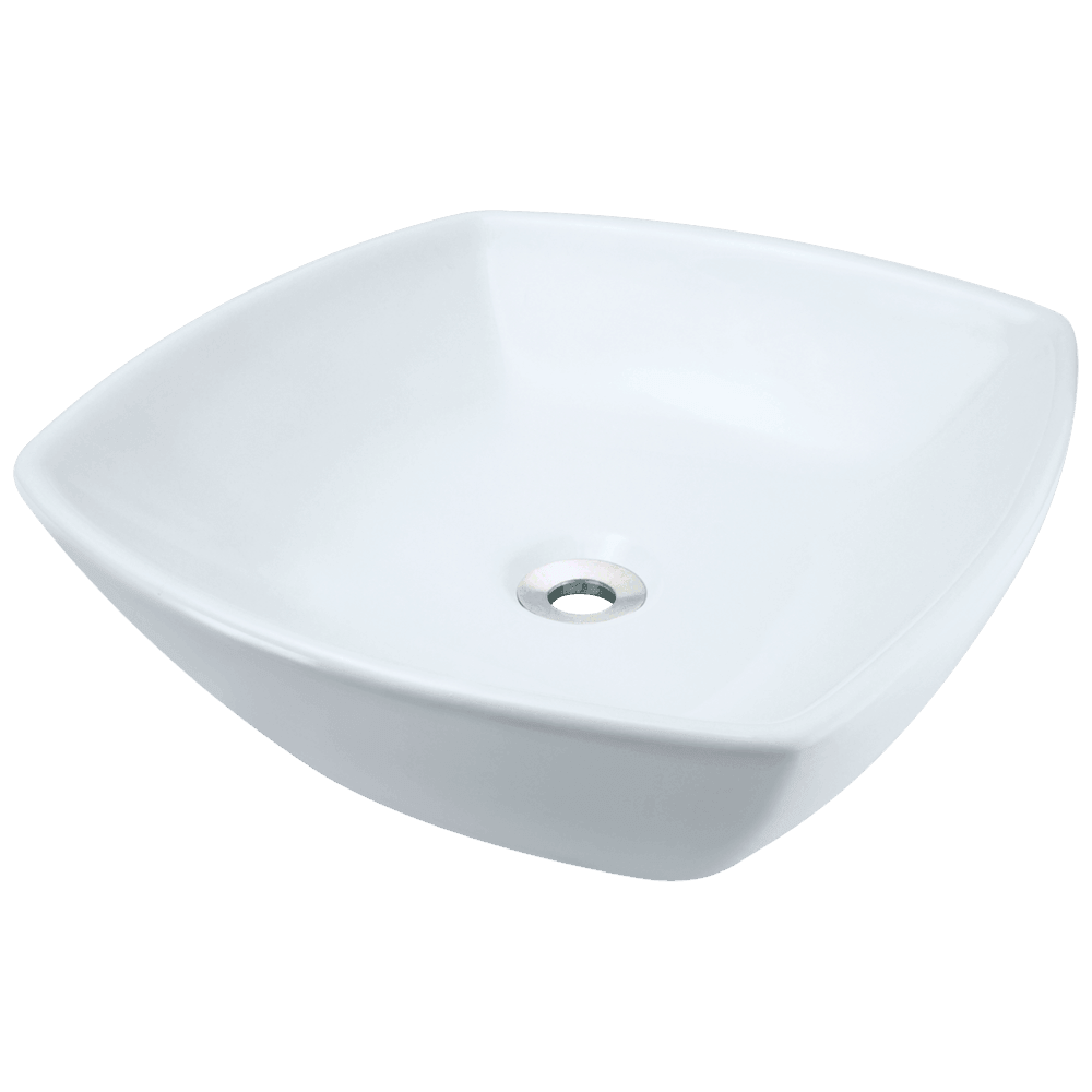 V1802-White Porcelain Vessel Sink
