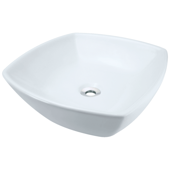 V1802-White Porcelain Vessel Sink