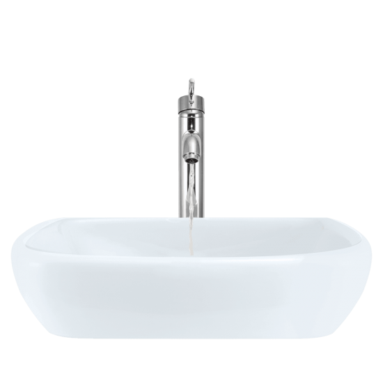 V1802-White Porcelain Vessel Sink