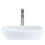 V1802-White Porcelain Vessel Sink