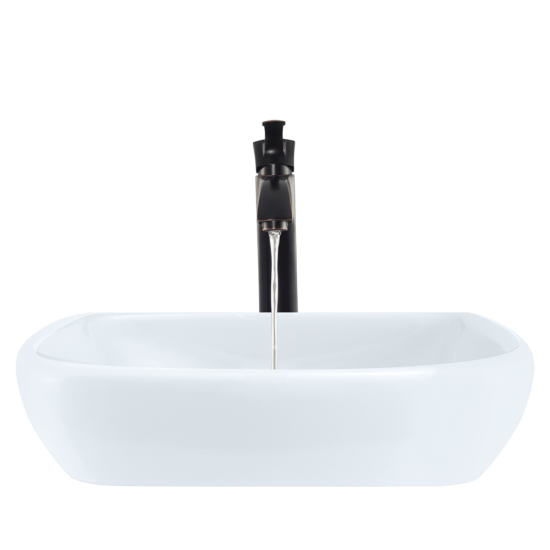 V1802-White Porcelain Vessel Sink