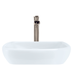 V1802-White Porcelain Vessel Sink
