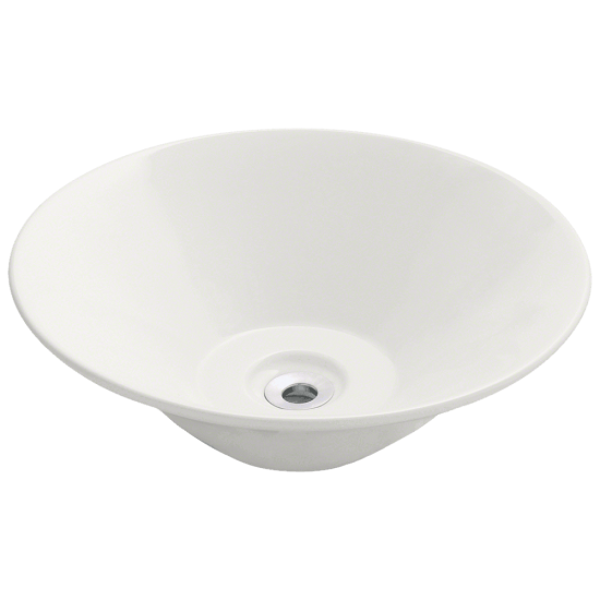 V220-Bisque Porcelain Vessel Sink