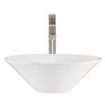 V220-Bisque Porcelain Vessel Sink