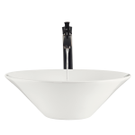 V220-Bisque Porcelain Vessel Sink