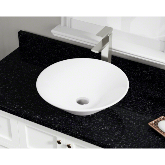 V220-White Porcelain Vessel Sink