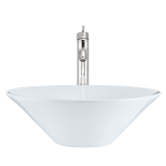 V220-White Porcelain Vessel Sink