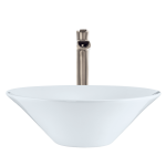 V220-White Porcelain Vessel Sink