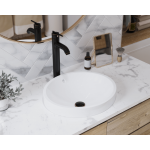 V22182-White Porcelain Drop-In Sink