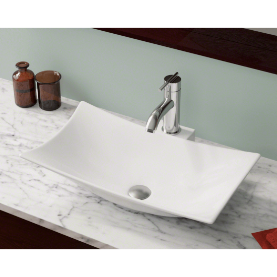 V240-White Porcelain Vessel Sink