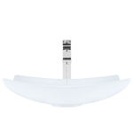 V240-White Porcelain Vessel Sink