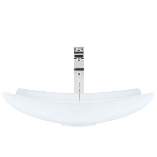 V240-White Porcelain Vessel Sink