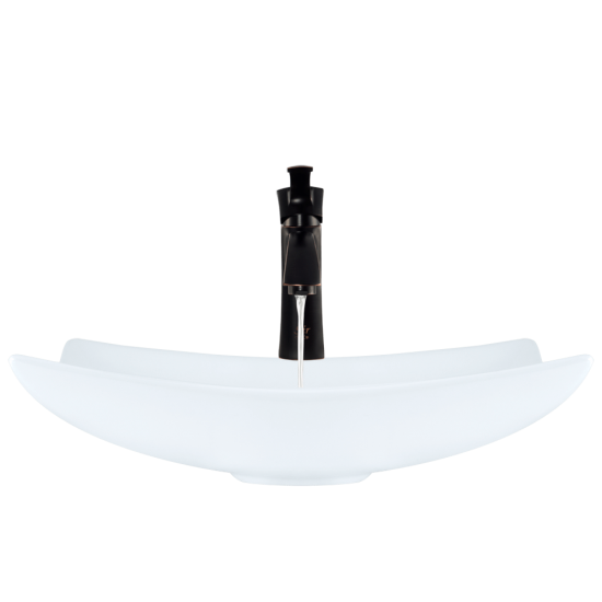 V240-White Porcelain Vessel Sink