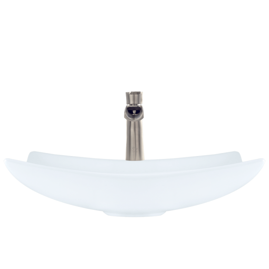 V240-White Porcelain Vessel Sink