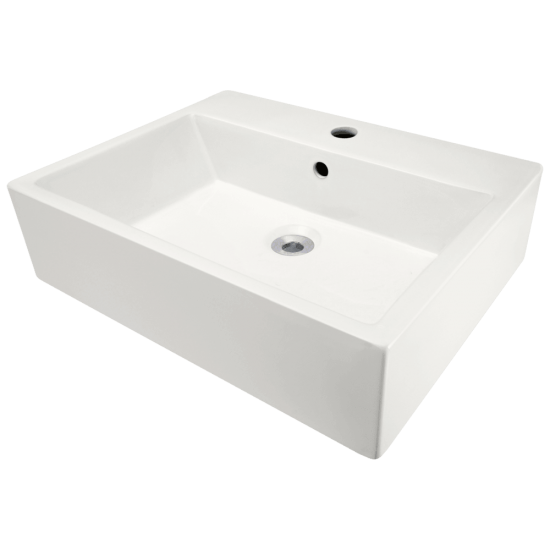 V2502-Bisque Porcelain Vessel Sink