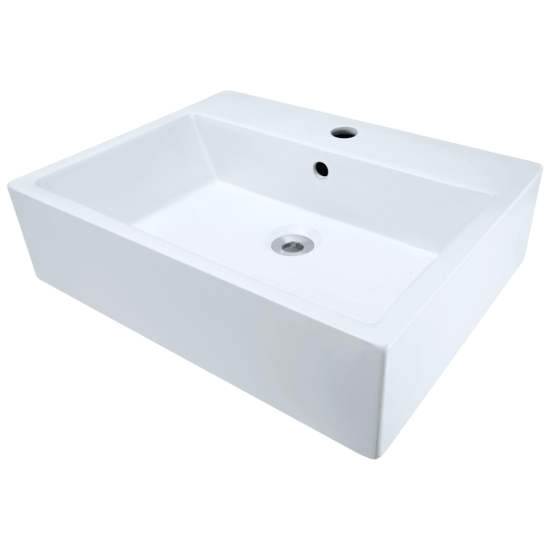 V2502-White Porcelain Vessel Sink