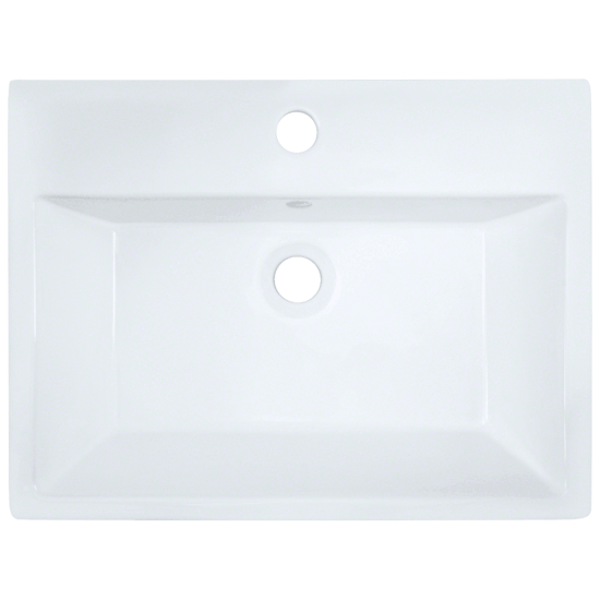 V2502-White Porcelain Vessel Sink