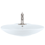 V260-White Porcelain Vessel Sink