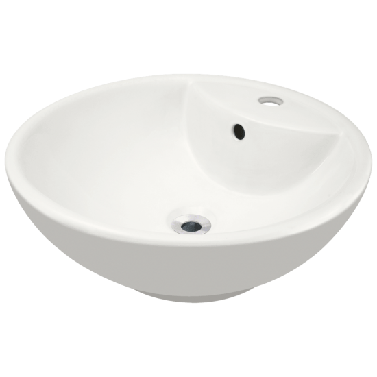 V2702-Bisque Porcelain Vessel Sink
