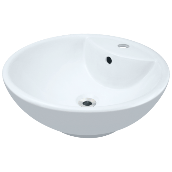 V2702-White Porcelain Vessel Sink