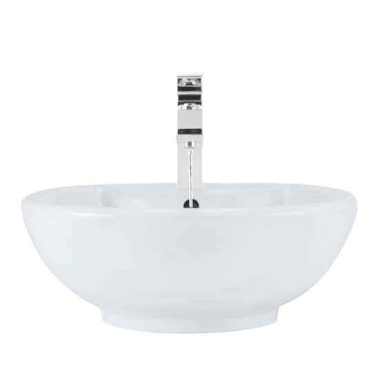 V2702-White Porcelain Vessel Sink