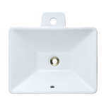 V290-White Vessel Porcelain Sink