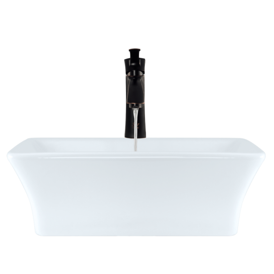 V290-White Vessel Porcelain Sink