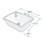 V290-White Vessel Porcelain Sink