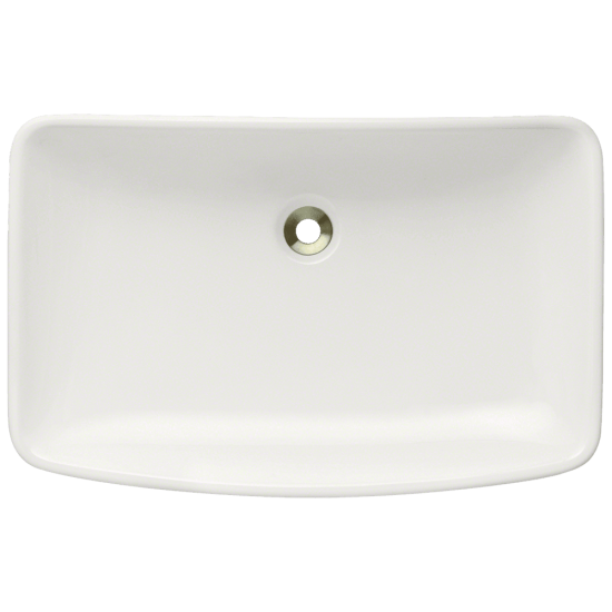 V350-Bisque Porcelain Vessel Sink