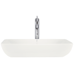 V350-Bisque Porcelain Vessel Sink