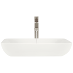 V350-Bisque Porcelain Vessel Sink