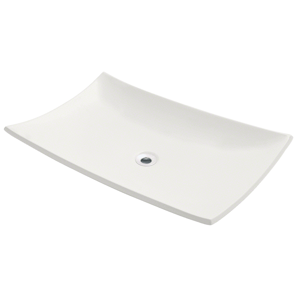 V360-Bisque Porcelain Vessel Sink
