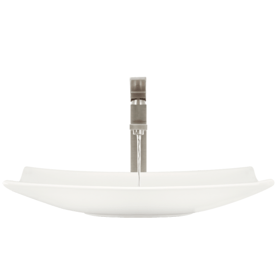 V360-Bisque Porcelain Vessel Sink