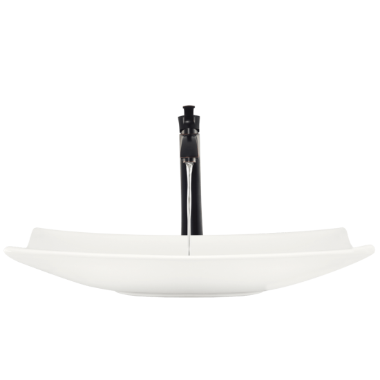 V360-Bisque Porcelain Vessel Sink