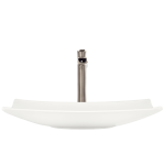 V360-Bisque Porcelain Vessel Sink