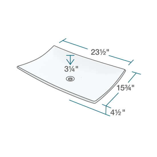V360-Bisque Porcelain Vessel Sink