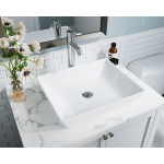 V370-White Porcelain Vessel Sink