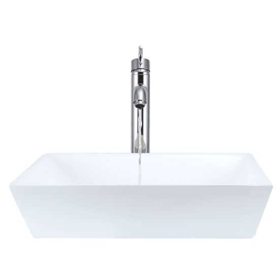 V370-White Porcelain Vessel Sink