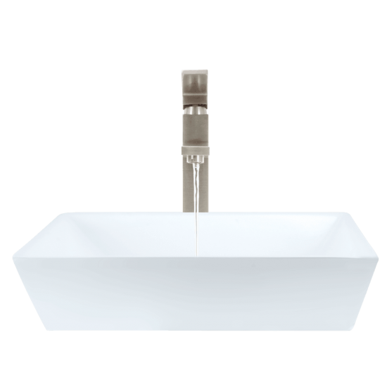 V370-White Porcelain Vessel Sink