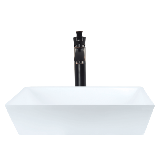 V370-White Porcelain Vessel Sink